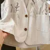 Chal de Algodón Lino de Alta Gama con Bordado Pesado Top sin Mangas para Mujer Verano Moda Literaria Chic Capa Chal Chaleco de Capas para Mujer