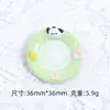Plato Chacha Lindo Juguete de Comida Dibujos Animados Hecho a Mano Accesorios para Joyería DIY Accesorios de Pegamento de Crema Resina Pequeños Accesorios Materiales