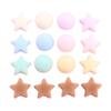 Macaron cor reunindo cinco pontas estrela semicírculo resina acessórios fazendo diy hairpin headband ornamento caso do telefone