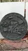 Decoración de Pared China Tallado en Ladrillo Relieve Antiguo Vertical Largo Flor de Ciruelo Orquídea Bambú Crisantemo Tallado en Ladrillo Patio Muro de Sombra Tallado en Ladrillo
