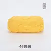 Fio de Algodão Leite 5 Fios Xuefei'Er, Macio e Liso na Cor, Fio Médio-Grosso para Crochê DIY, Fio Girado e Tecido à Mão