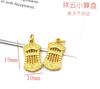 Accesorios de Aleación Diamantados Dólar Ruyi Sapo Dorado Ábaco Simulación Lingotes de Oro Pixiu Ábaco Mesa de Goteo de Gel Decoración