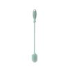 Nuevo en stock cepillo de silicona para biberón de una pieza para bebé, cepillo de silicona para vaso al vacío, mango largo, cepillo de silicona para taza de agua