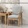 Cadeira com encosto em madeira maciça, poltrona, cadeira para mesa de computador, poltrona individual para casa, confortável para longos períodos sentado, cadeira de mahjong para idosos