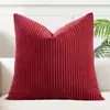 Juego de Fundas de Almohada Amazon 2.5 Pana Rayas de 4 Colores Cojín de Sofá Producto Popular Transfronterizo Personalizable
