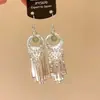Pendientes de Botón Florales Brillantes en Contraste Rosa y Azul para Mujer, Diseño de Nicho, Sensación Exagerada y de Alta Gama, Artesanía Exquisita, Pendientes Impresionantes y Elegantes