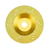 Disco de Molienda de Copa Soldado con Diamante Disco de Molienda de Diamante Corte de Baldosa Roca Losa Mármol Diente de Sierra de Molienda 45-100 Malla