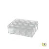 Set de 20g de Botellas de Almacenamiento Transparentes Grandes con 12 Compartimentos, Caja Creativa Espiral para Guardar Joyería, Artículos Pequeños y Medicamentos