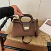 Bolso de Mano Versátil de un Solo Hombro Estilo Nuevo Temperamento para el Trabajo Moda Nicho 2026 Bolso Cruzado para Mujer Estampado de Leopardo