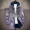 2025 Europeo y Americano Transfronterizo Nuevo Impresión Personalizada 3D Otoño e Invierno Moda Cálida Chaqueta de Pareja con Capucha Chaqueta de Algodón para Hombre