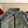 Chaqueta de Mezclilla para Niños 2025 Nuevo Otoño Estilo Coreano Atractiva Solapa Chaqueta de Mezclilla Niños Niñas Versátil