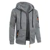 Nueva Sudadera con Capucha de Punto Jacquard Casual Deportiva para Hombre