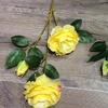 Fabricantes de flores artificiales nuevas flores amarillas para boda todo tipo de hortensia amarilla rosa peonía rosa té flores falsas al por mayor