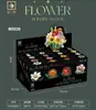 Compatível com Blocos de Construção de Simulação Lego, Buquê de Flores Eternas de Haste Única, Brinquedo Infantil Feito à Mão DIY, Presente de Dia dos Namorados para Meninas