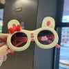 Orejas de Conejito Transfronterizo Dibujos Animados Lindo Foto Moda A Prueba de UV Lentes de Sol Lindos para Niñas Lentes de Sol Niños