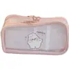Estuche Transparente de PVC Estuche Multicapa de TPU Estuche Femenino Estuche de Papelería de Gran Capacidad Estilo Japonés Lindo para Estudiantes de Primaria y Secundaria