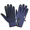 Guantes de Ciclismo para Hombre y Mujer, Guantes de Invierno de Terciopelo Cálidos para Hombre y Mujer, de Dedos Completos, Cortavientos, Antifrío, Pantalla Táctil, para Conducir, Deportes, Esquí