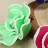 Flor de argila macia 35mm atacado rosa antigo acessórios diy Traje feminino adorno de cabeça grampo de cabelo Joias colar flores