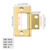 Jingmao -1011 caja de embalaje de bisagra de hierro madre accesorios de hardware bisagra de comercio exterior pequeña 38*21 mm