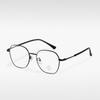 H5804 montura de metal retro para gafas de mujer gafas lisas sencillas gafas de alta calidad para miopía luz azul anti-fábrica al por mayor