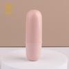 Tubo de lápiz labial de cabeza redonda ovalada, material de embalaje, tubo de cera de vaselina de 3,5 g, tubo de brillo labial, botella de lápiz labial plana de plástico