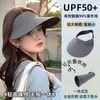 Sombrero de Sol Integrado sin Costuras de Grosor Mejorado para Verano, Protección UV, Sombrero Ultraligero de Copa Abierta con Ala Ancha, Sombrero de Sol