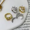 Pendientes de hoja de diamantes s925, pendientes personalizados de plata transfronteriza, pendientes de plata para mujer, pendientes de circonita de lujo