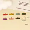 Accesorios para Joyería DIY de Aleación con Goteo de Aceite Colgante Souvenir Año 2026 Pulsera Llavero Collar Colgante de Pulsera