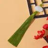 Pingente Lanterna Antiga Borla de Jade Branco de Dupla Face Lótus Borla Acessórios Chineses Pingente de Borla Pendente Leque Dourado