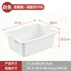 Bandeja sanitaria grande semiabierta para gatos, caja de arena rectangular de plástico engrosado para gatos con bandeja inferior