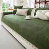 Cojín de Sofá Exclusivo de Comercio Exterior de Chenilla Estilo Minimalista Moderno Cojín de Asiento Antideslizante Resistente a Arañazos de Gato Funda de Sofá Versátil Resistente a Manchas