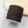 Una voluta de pulsera de pelo trenzado de mousse Un hilo de jade Pulsera tejida a mano DIY Colgante de collar Cordón para colgar Cuerda de mano Cuerda roja