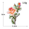 Bandeja Brilhante de Flores Patch de Bordado de Computador Borboleta Amor Flor Borboleta Patch de Tecido Bordado Patch para Roupas DIY Patch Decorativo