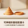 Embudo Plegable y Extensible de Silicona de Grado Alimenticio Multifuncional, Resistente al Calor y a Prueba de Fugas, para Uso en Cocina Doméstica y Uso Diario