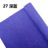 Venta al por mayor de fábrica 25 cm * 2.5 m papel crepé papel crepé rojo brillante empaque hecho a mano diy FLORAL producción papel rizado
