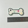 Desenhos animados duplos acessórios de animais acrílicos gatinho filhote de cachorro desenho animado grampo de cabelo material de cocar acessórios de capa de telefone celular