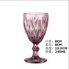Venta al por mayor de fábrica Copa de vino de vidrio coloreado de estilo nórdico europeo Copa gruesa Copa de vino vintage Juego de vino de comercio exterior