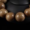 Pulsera de Cuentas de Madera de Buda Alas de Pollo Africanas Hilo de Palo de Rosa Rosario de Juego Pulsera de Joyería de Madera para Hombres y Mujeres