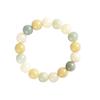 Pulsera Original de Raíz de Bodhi Yin con Piel Meteorizada, Gradiente Verde Blanco Jade, Raíz de Bodhi Amarilla Caramelo, Cuerda de Mano Wen Play, Enrollamiento de Dedo, Cuentas Suaves de Buda