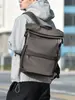Mochila para Portátil de Viaje de Negocios para Hombres, Moderna y Sencilla, Gran Capacidad, Mochila de Hombro Único y Doble Hombro de Moda para Viajes de Negocios y Trayectos Diarios