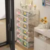 Zapatero sencillo para dormitorio, pequeño, ahorra espacio debajo del escritorio, transparente, caja de zapatos a prueba de polvo para zapatillas para entrada de casa y uso en alquiler