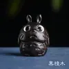 Talla de Palisandro Conejo Dumbo Colgantes DIY Manija de Juego Cadena Linda para Teléfono Celular Llavero Colgante Manualidades
