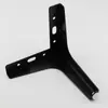 Pata de Sofá de Metal Trident Patas de Cama Pierna Triángulo Recto Patas de Mesa de Noche Herrajes para Muebles Pie de Mueble Trident