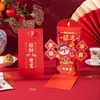 Design gratuito, personalização de logotipo, envelopes vermelhos em relevo e com estampagem em folha de ouro, envelopes vermelhos corporativos personalizados, personalização de envelopes vermelhos no atacado