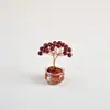 Nuevos Adornos de Árbol de la Fortuna de Cinabrio, Árbol de Cristal, Cuenco del Tesoro que Atrae la Riqueza, Árbol de Dinero de Cristal, Adornos Creativos, Venta al por Mayor de Regalos