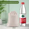 Bolsa de Algodão com Cordão, Saco de Armazenamento de Algodão com Cordão, Bolsa de Tecido com Cordão, Pequena Bolsa de Tecido, Bolsa de Algodão e Linho Personalizada com Cordão