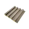 Paneles de Rejilla de Fibra de Madera de Bambú de Fábrica Paneles de Pared de Fondo de Rejilla Wpc Paneles de Techo con Veta de Madera para Decoración Interior de Exportación Paneles de la Gran Muralla