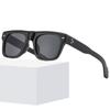 Gafas de Sol Cuadradas Transfronterizas para Hombre Gafas de Sol Casuales con Tachuelas Estilo Urbano Gafas de Sol de Celebridad de Internet Modernas