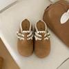 Zapatillas Birkenstock Retro con Suela Gruesa y Aumento Interior para Mujer para Usar Afuera Otoño 2025 Nueva Moda Slip-On Slip-Ons