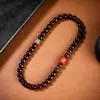 Pulseira de Contas de Bodhi de Material Antigo Coração Macio Doze Signos do Zodíaco Círculo Duplo Manual Contas de Oração de Semente de Bodhi Masculinas para Meditação e Coleção